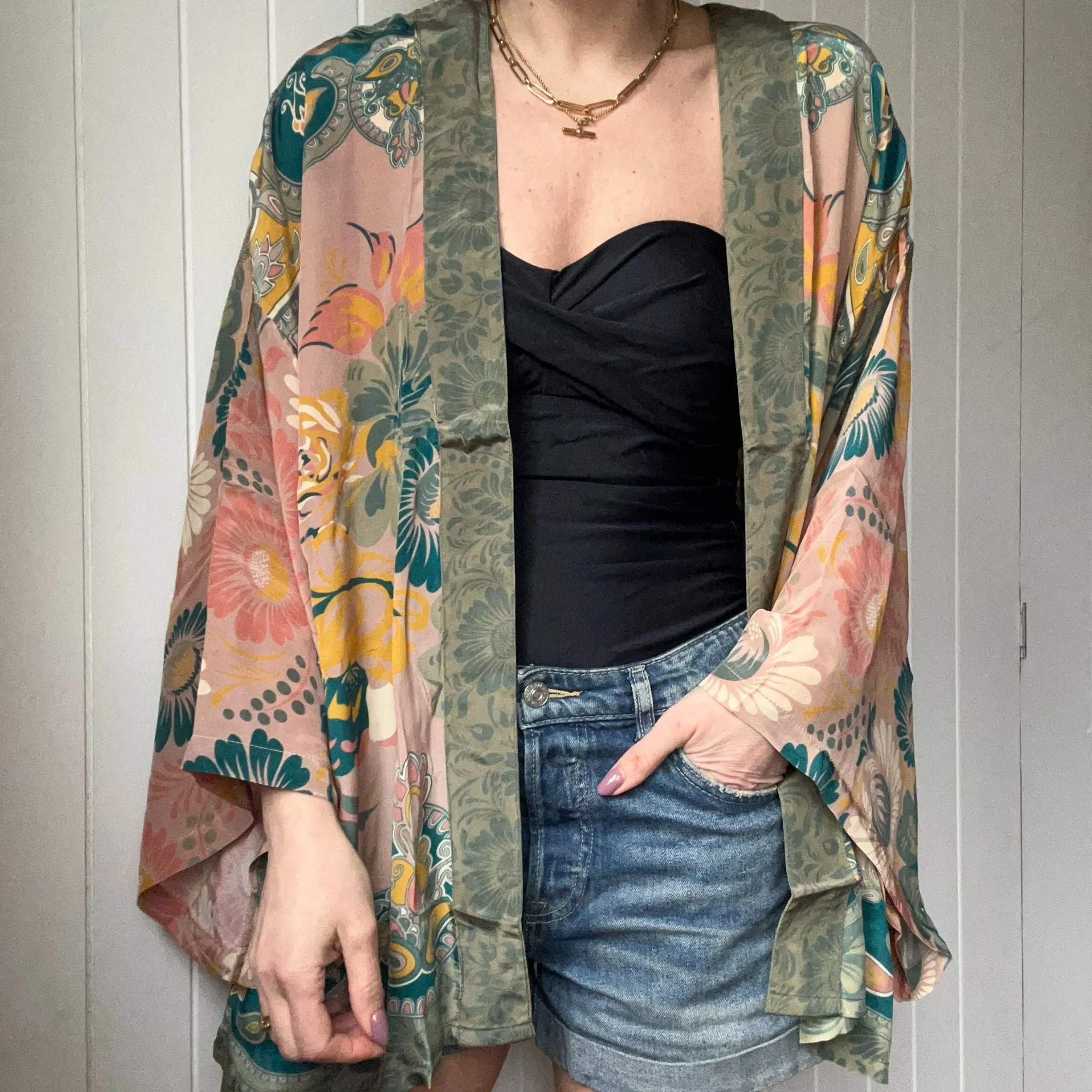 Vintage Style Kimono Jacket