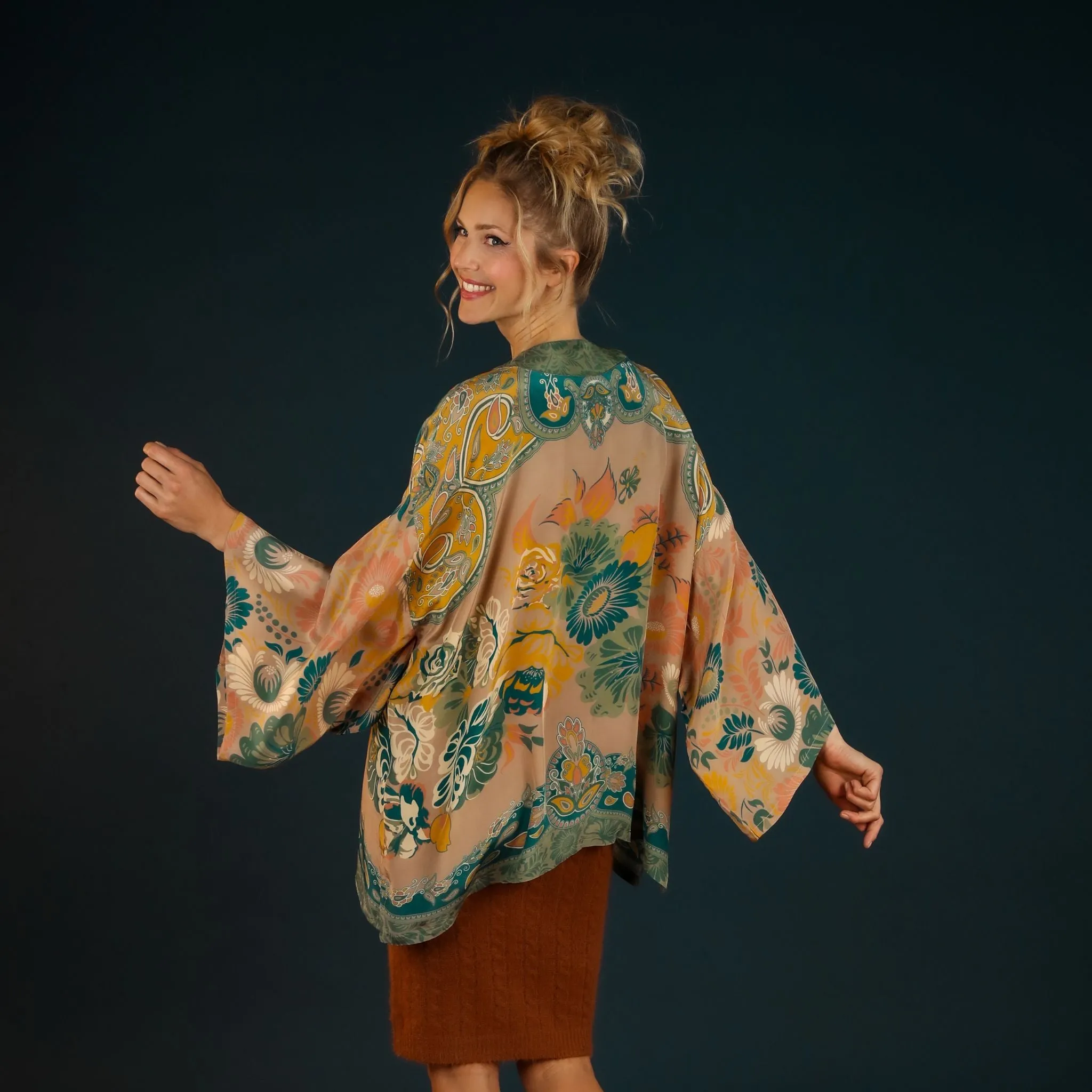 Vintage Style Kimono Jacket