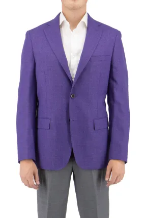 Violet Dolcetto/THP Modern Fit half lined, Pure Wool Jacket by Tiglio Luxe