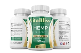 VitaBliss™ CBD Full Spectrum 500mg Capsules A Higher Level Of Fitness™