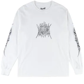 Welcome Chasm Long Sleeve T-Shirt - White