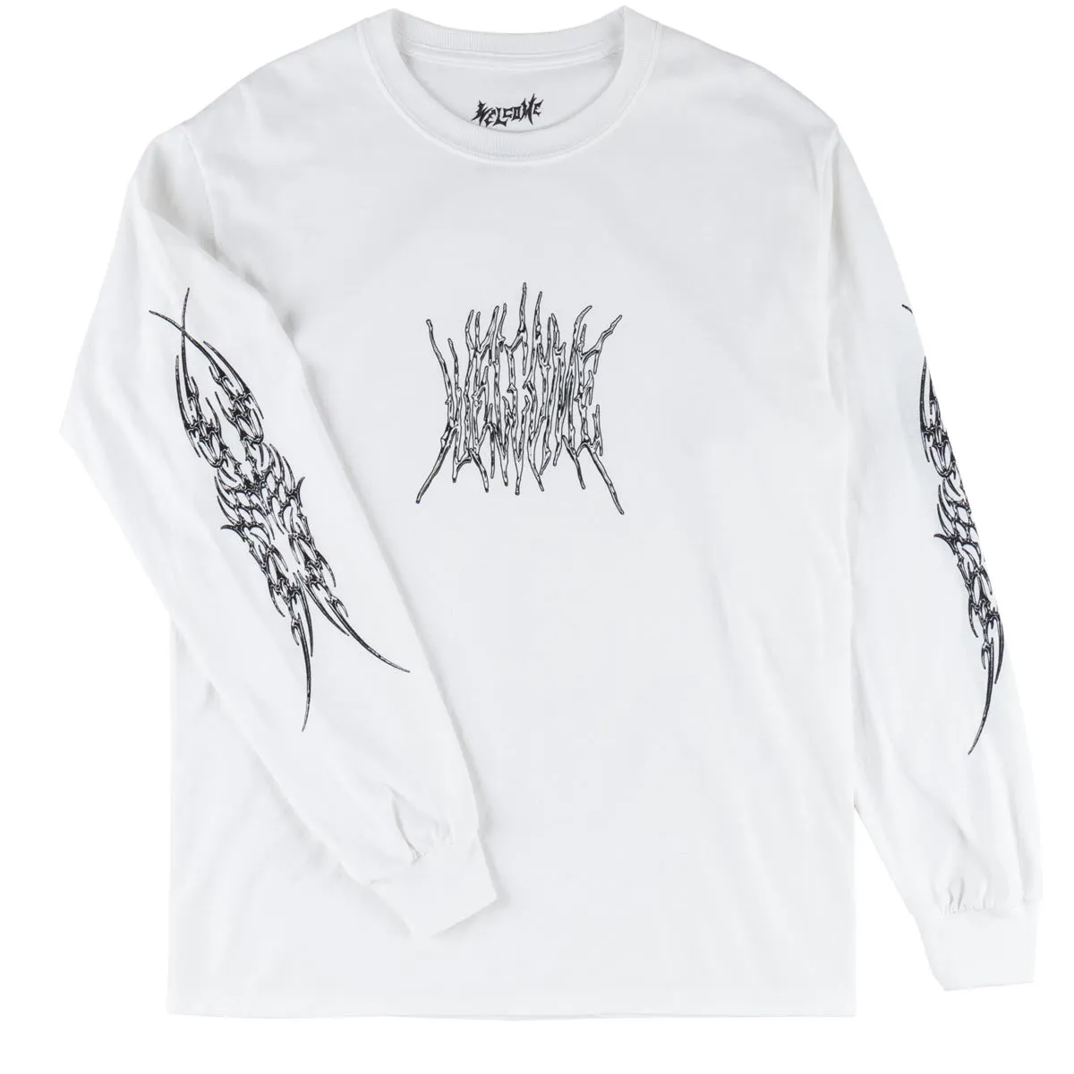 Welcome Chasm Long Sleeve T-Shirt - White