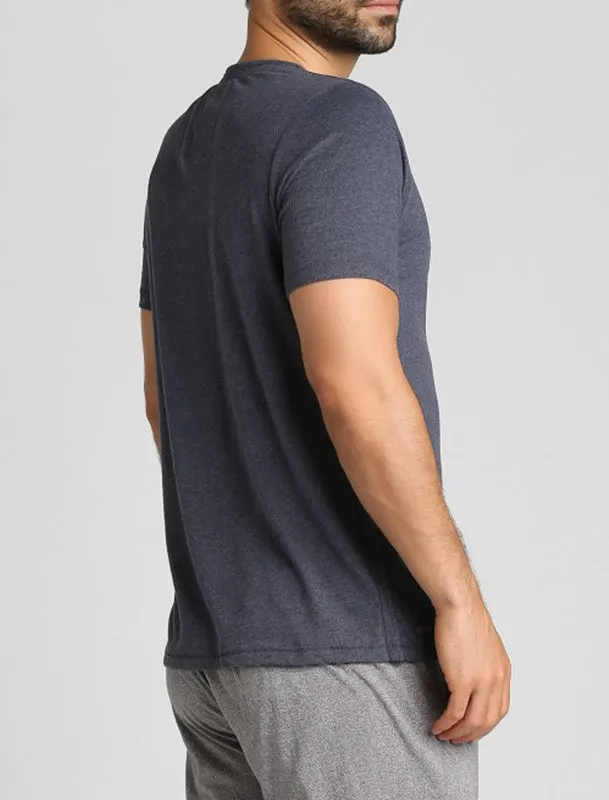 Westby Short Sleeve T-Shirt in Mood Indigo Marl - Tokyo Laundry
