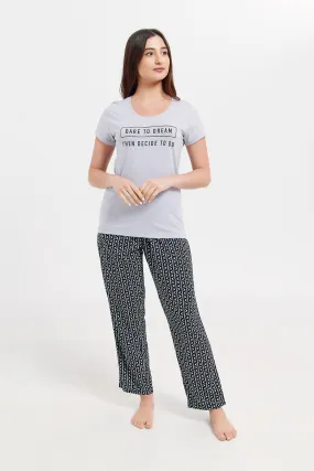 Women Assorted Short Sleeves Printed Pyjama Set (2 Piece)