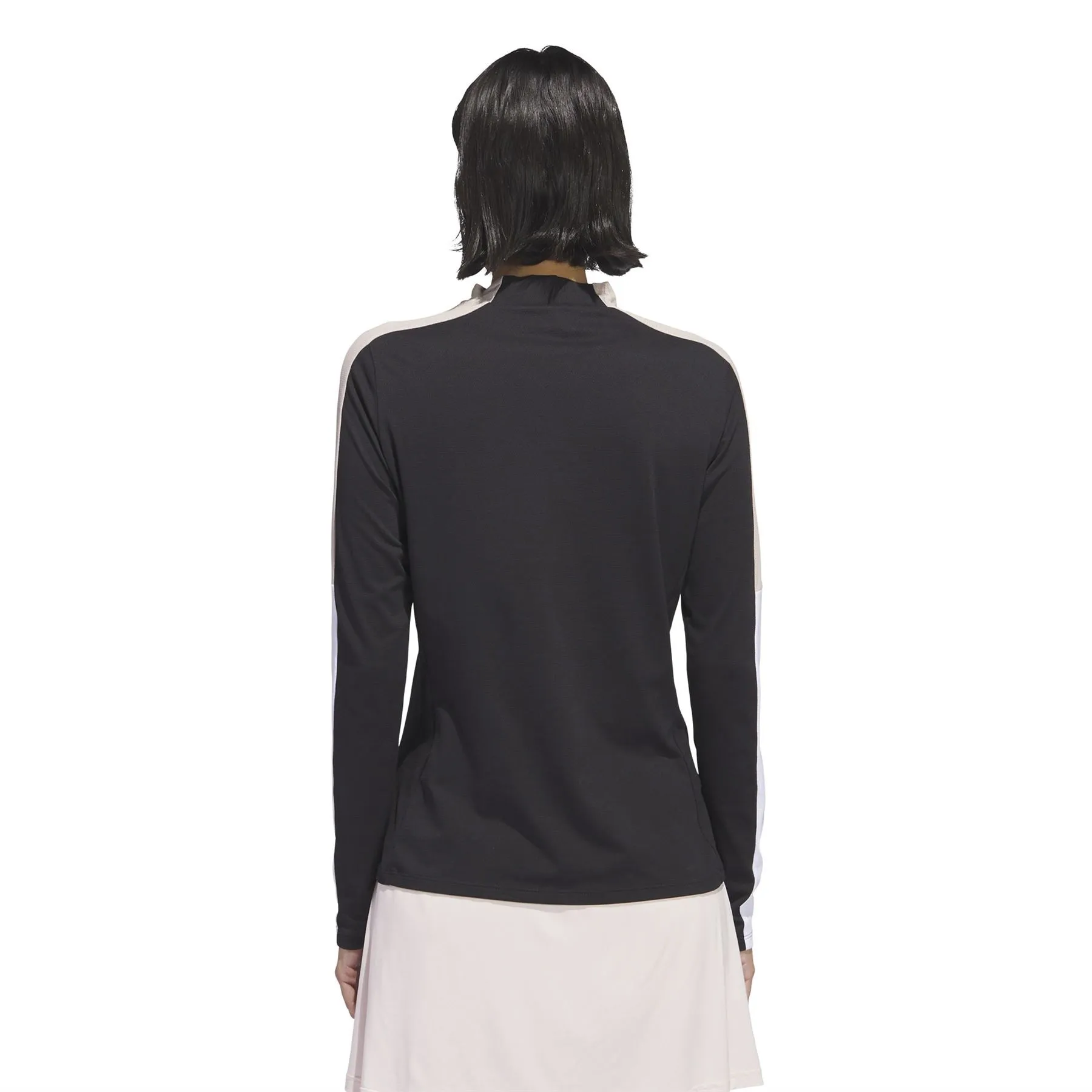 Womens Mock Tee Black - AW23