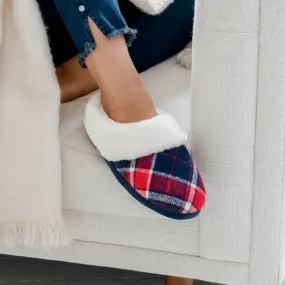 Women's Plaid Page Hoodback Slippers