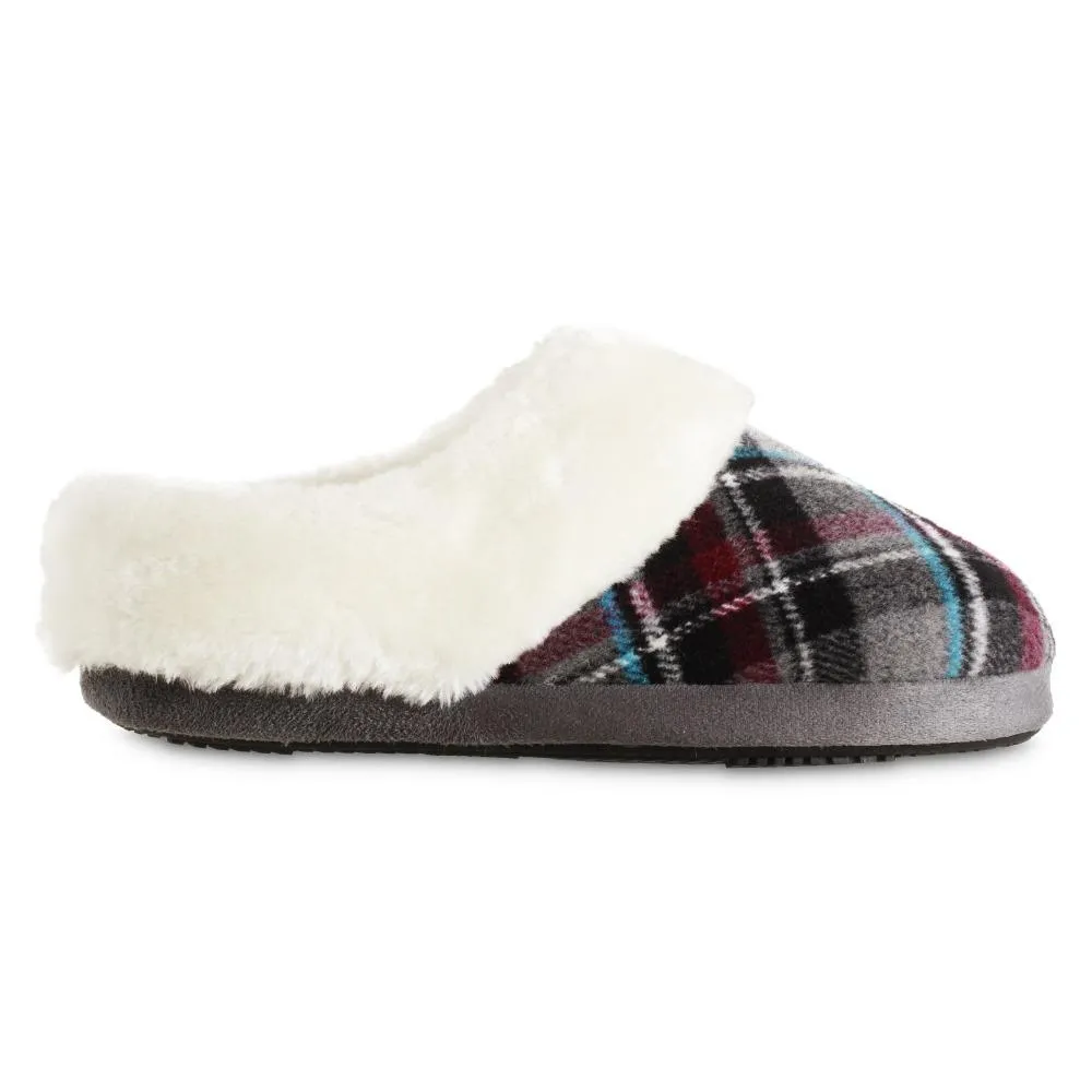 Women's Plaid Page Hoodback Slippers