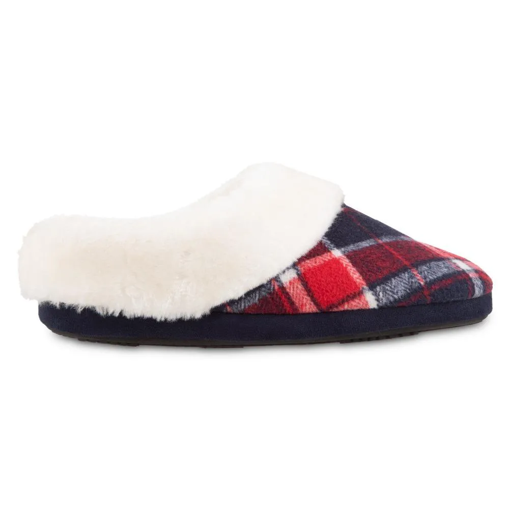 Women's Plaid Page Hoodback Slippers