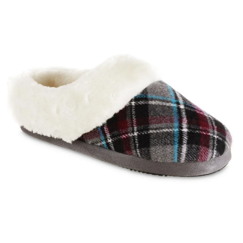 Women's Plaid Page Hoodback Slippers