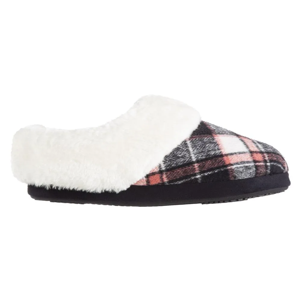 Women's Plaid Page Hoodback Slippers