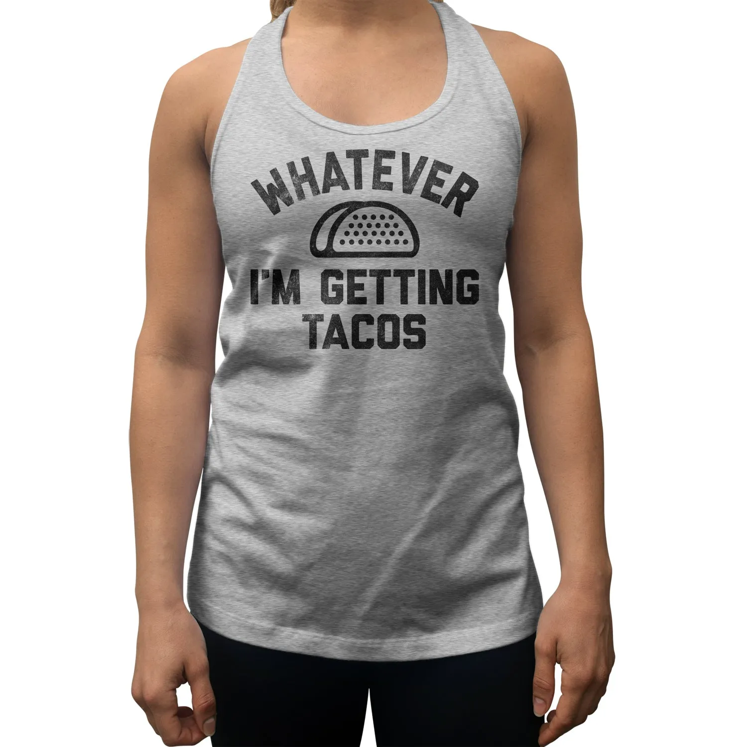 Women's Whatever I'm Getting Tacos Racerback Tank Top