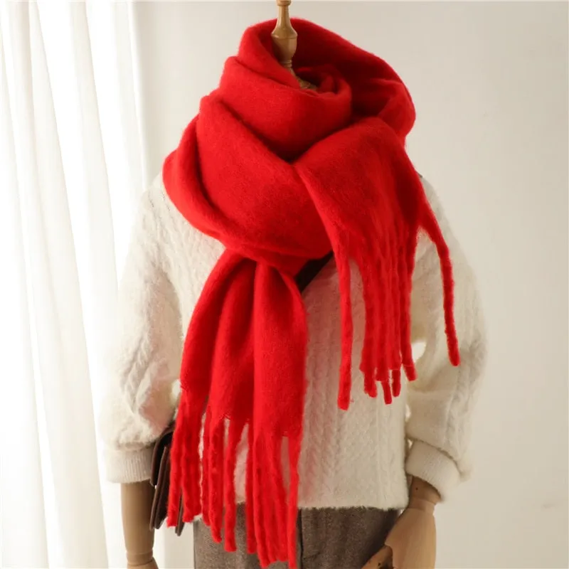 Woodsy- the Fringed Winter Scarf Collection