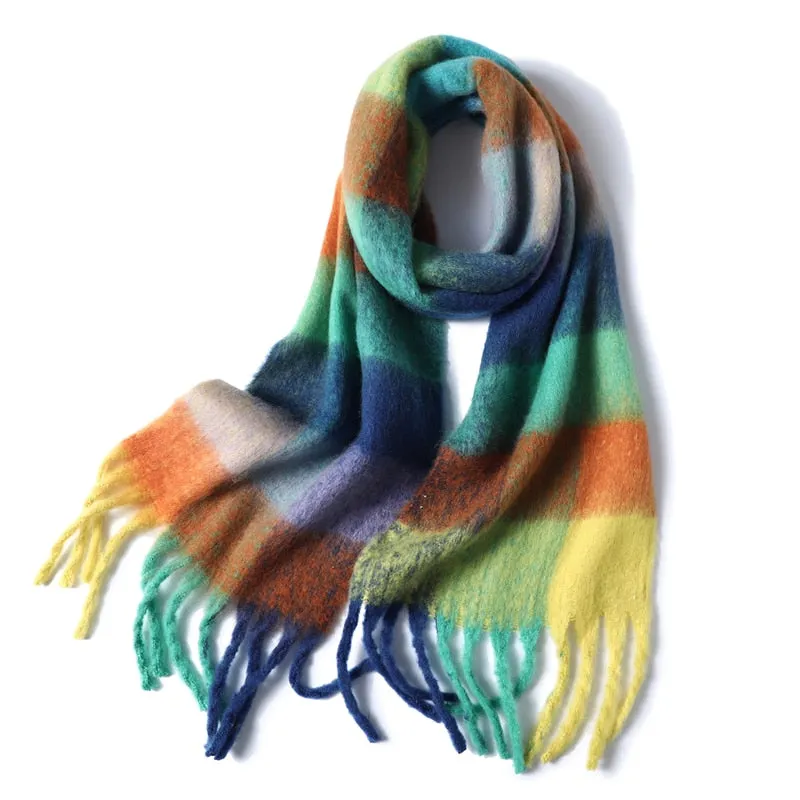 Woodsy- the Fringed Winter Scarf Collection