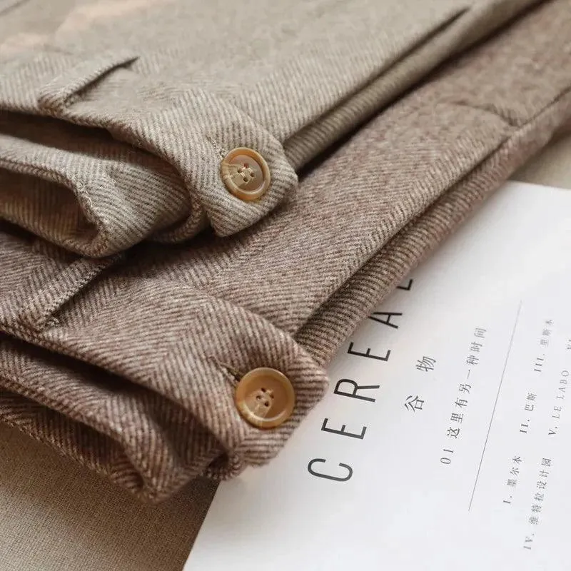 Woolen Harem Pants: Stylish High Waist Trousers for Winter Fashion