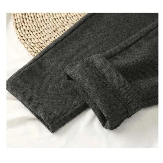 Woolen Harem Pants: Stylish High Waist Trousers for Winter Fashion