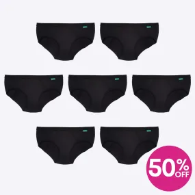 WUKA Everyday™ Midi Brief - 7 Day Set