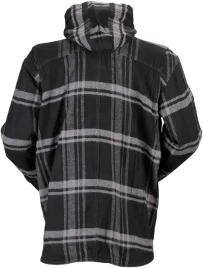 Z1R Timber Flannel Shirt - Black/Gray - 4XL 3040-2838